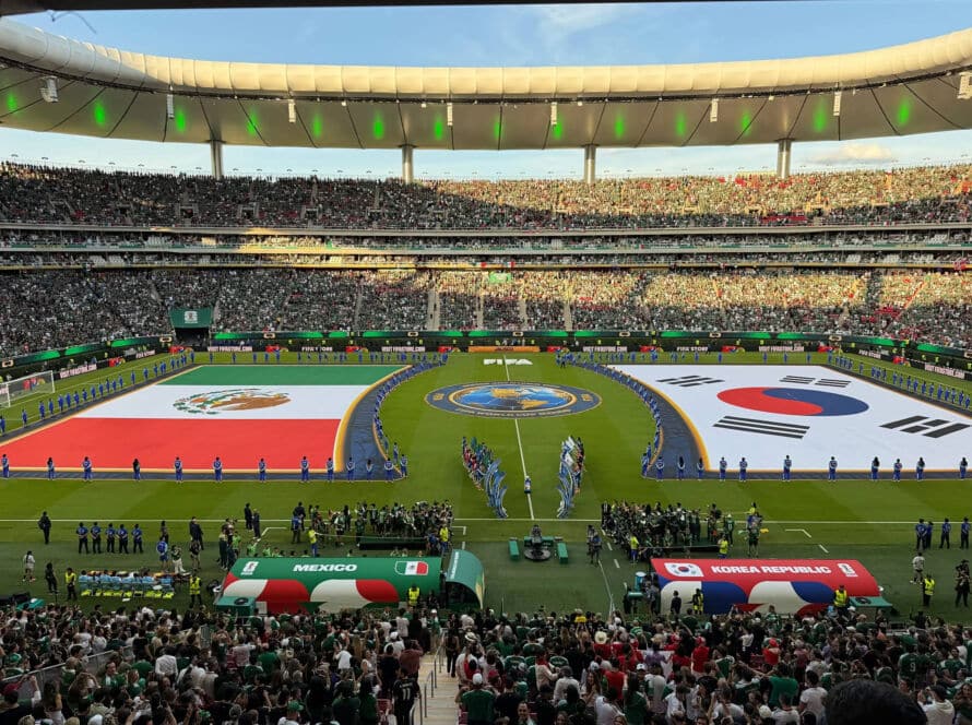 Estadio Guadalajara México vs. Corea.